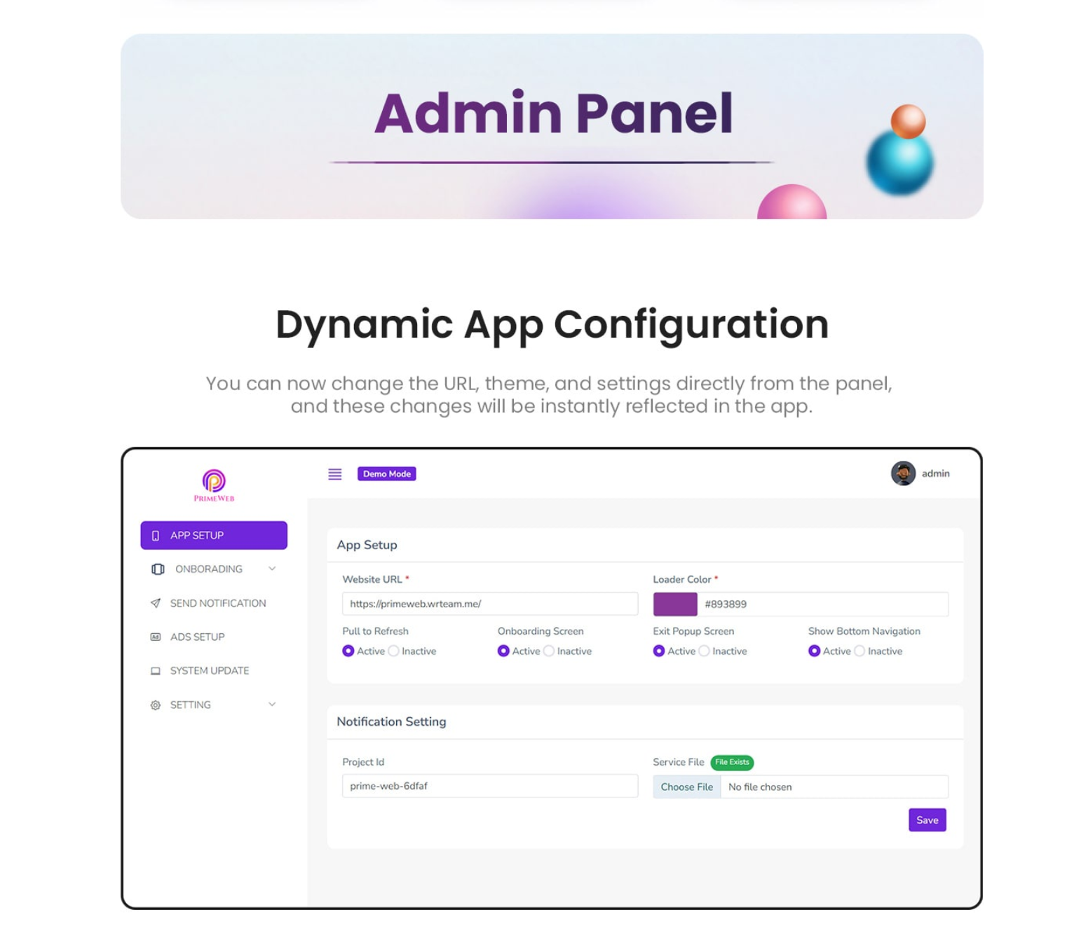 Prime Web v2.0.1 - Convert Website to a Flutter App